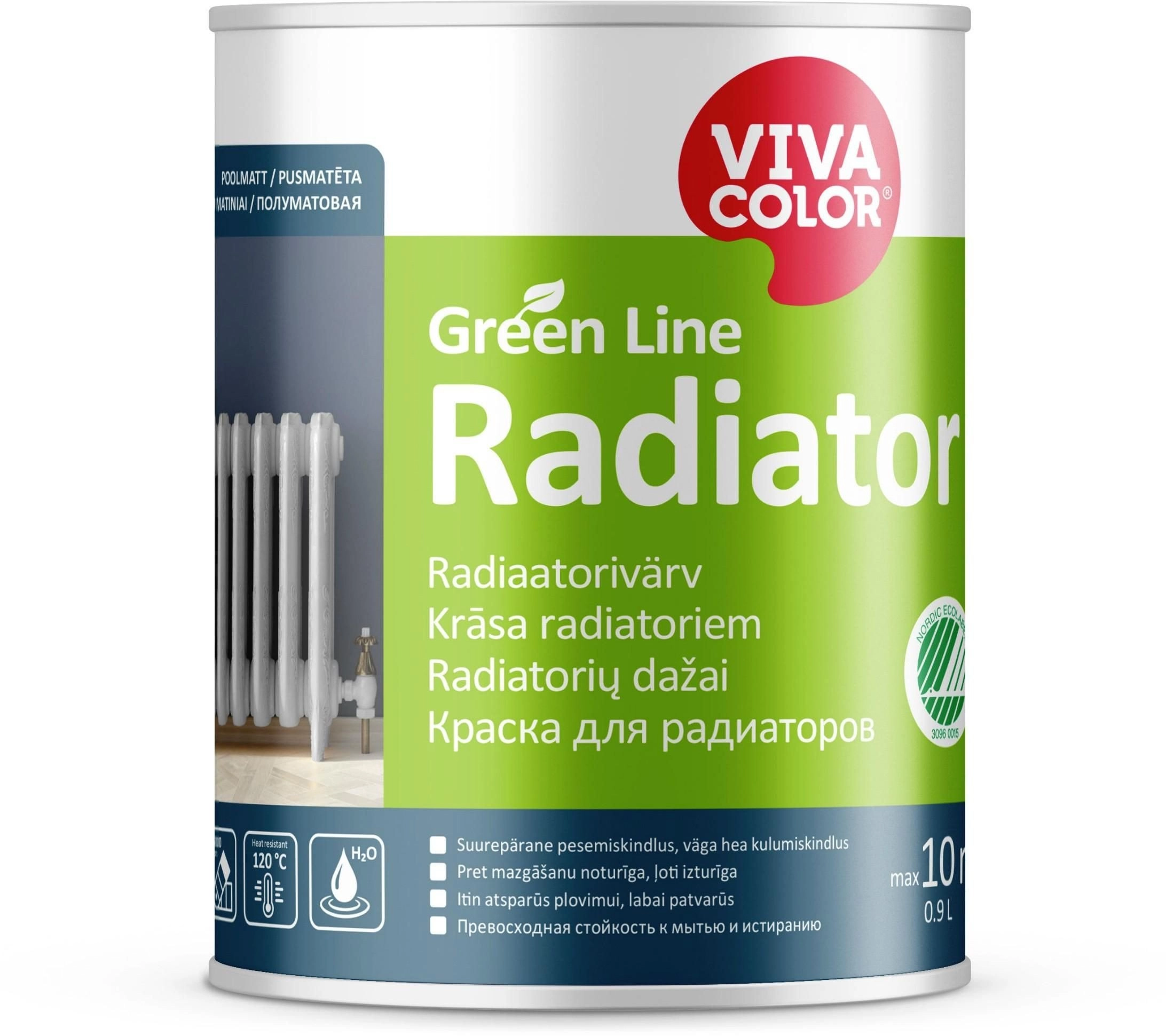 VivaColor PAINT GREEN LINE RADIATOR A