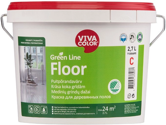 VivaColor PAINT GREEN LINE FLOOR A