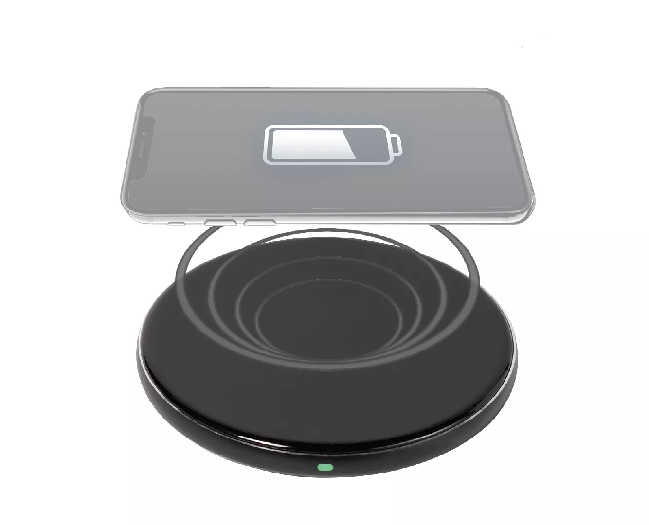 Vivanco QICHARPADVV15WBK Smartphone Black USB Wireless