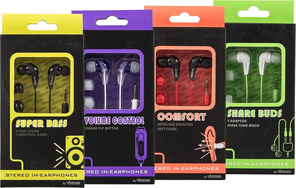 Vivanco earphones Fusion (26773)