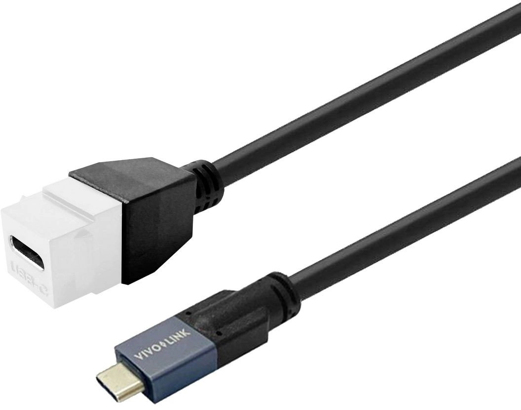 Vivolink Keystone Baltas USB-C female to