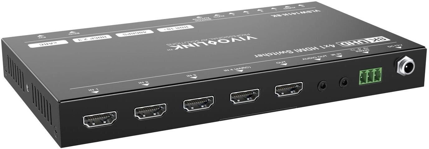 VivoLink HDMI switcher 4x1 8K@60Hz VLSW141H-8K