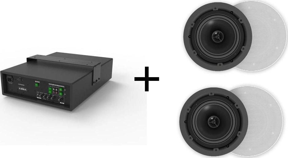 Vivolink AUDIOPACK2 loudspeaker Black Wired 110