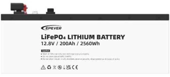Akumulator Epever LiFePO4 12.8V 200Ah