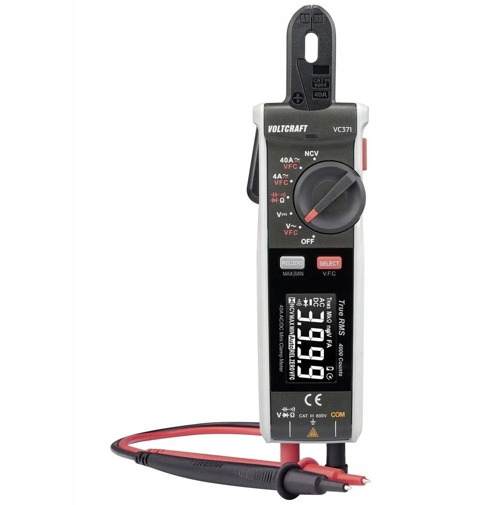 Clamp meter digital CAT III 600V