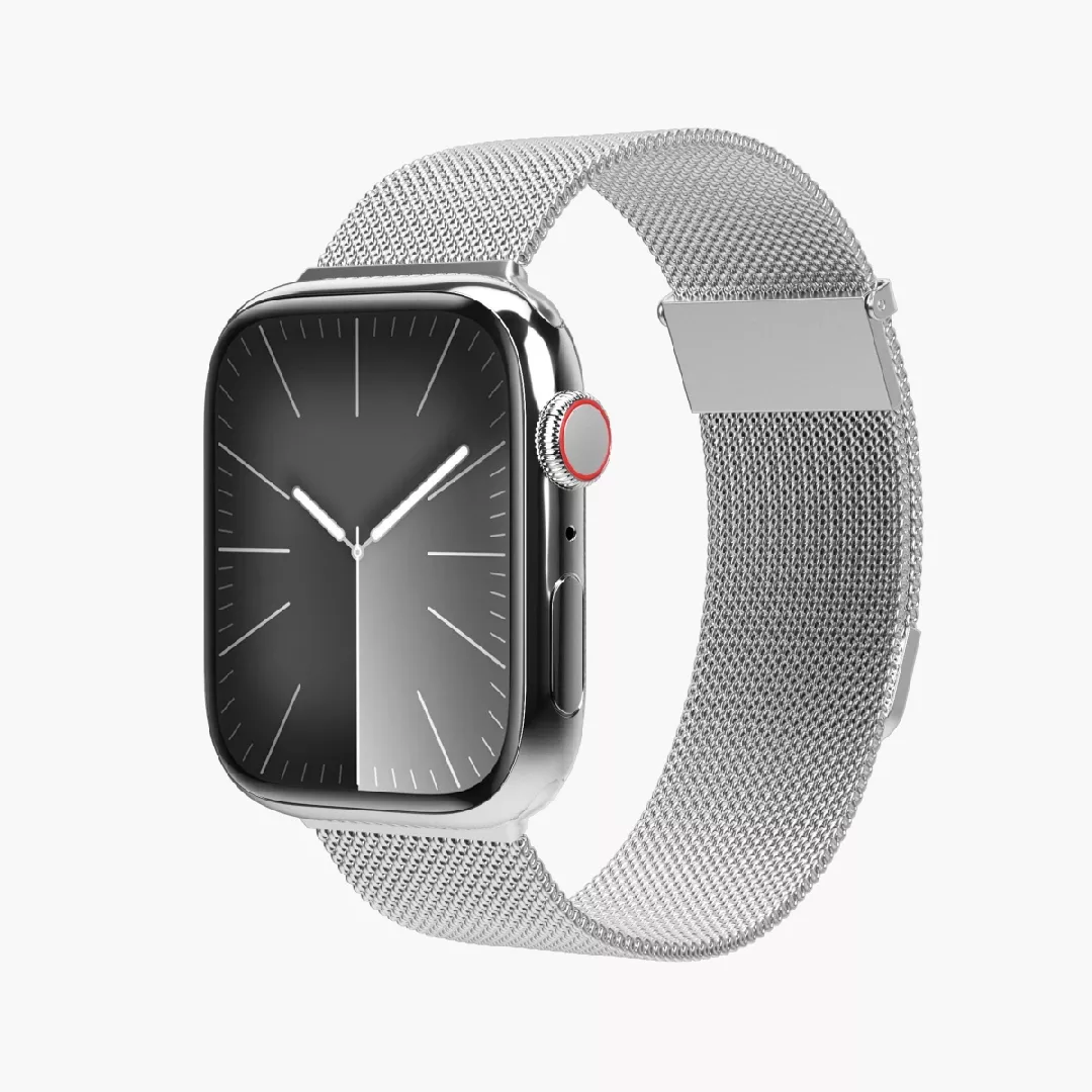 Vonmählen Milanese Loop 2 Strap Silver