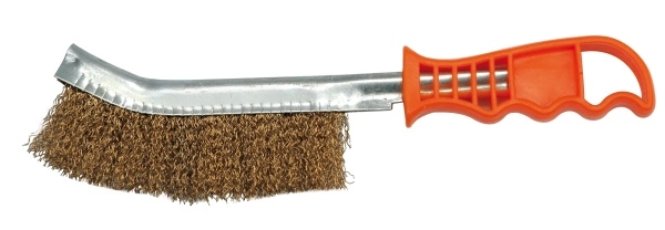 Vorel Szczotka druciana mosiężna z plastikową