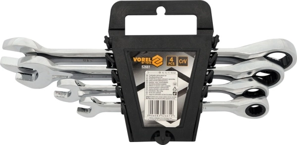 VOREL COMBINATION WRENCH WITH RATCHET set