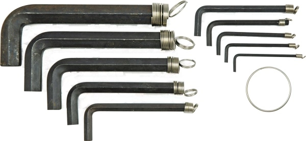 Allen keys set of 10 pieces