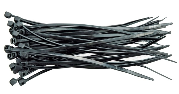 Vorel Opaska plastikowa 150x2 5mm czarna