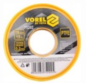 VOREL TEFLON TAPE 15m*19mm*0.2mm 75202