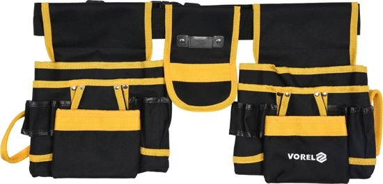 VOREL TOOL BELT WITH SLIDING BAGS