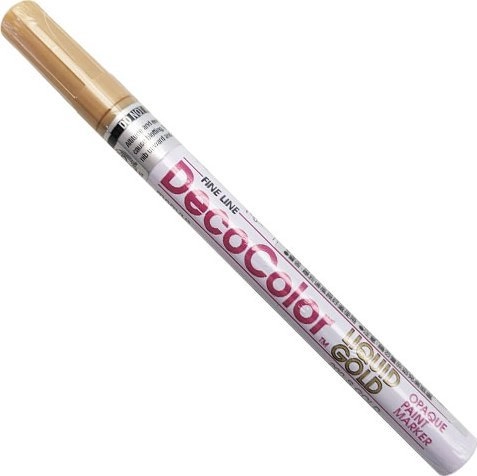 Marvy decocolor fine line guld 028617029917
