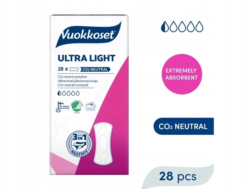 Vuokkoset ULTRA LIGHT Thin sanitary pads