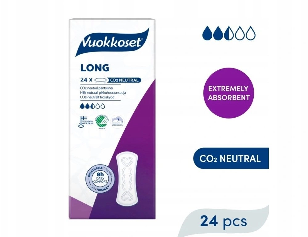 Vuokkoset LONG Panty liners 24 pcs