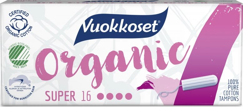 Vuokkoset Vuokkoset  100% BIO  Tampony Super