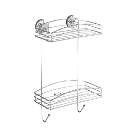 WENKO Vacuum-Loc 2-Tier wall rack twm_451974