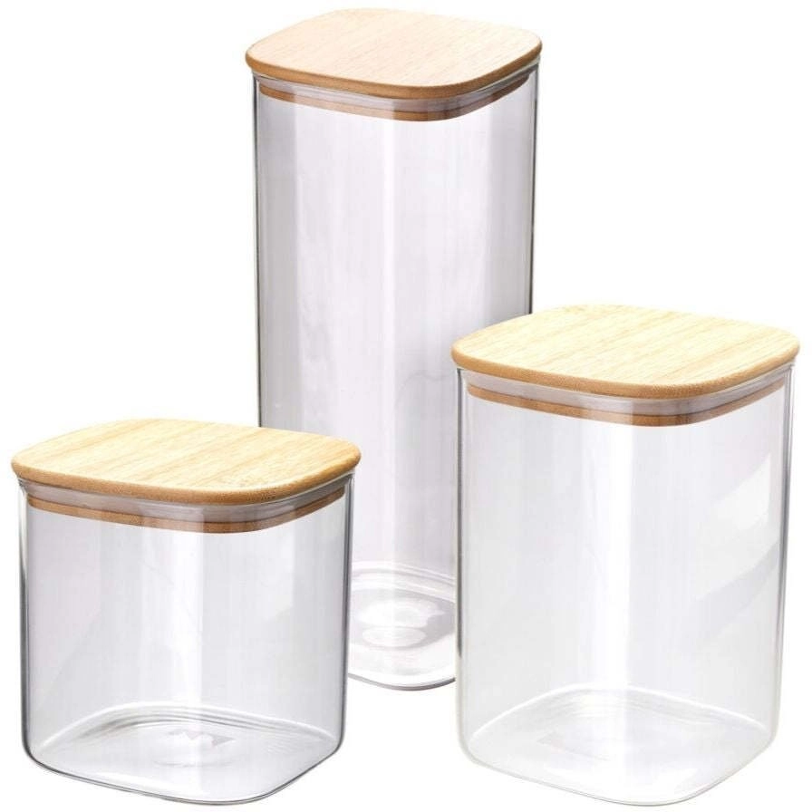 WMF Set of glass kitchen jars
