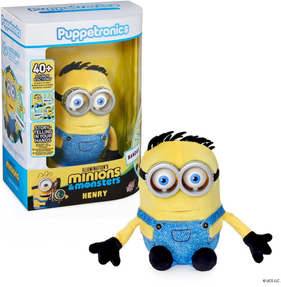 Interactive Minion Henry puppet MIN-1050 29347
