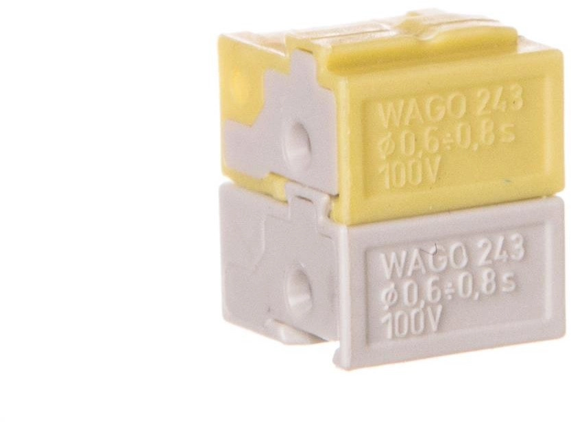 WAGO 243-212 4-conductor socket terminal  PUSH