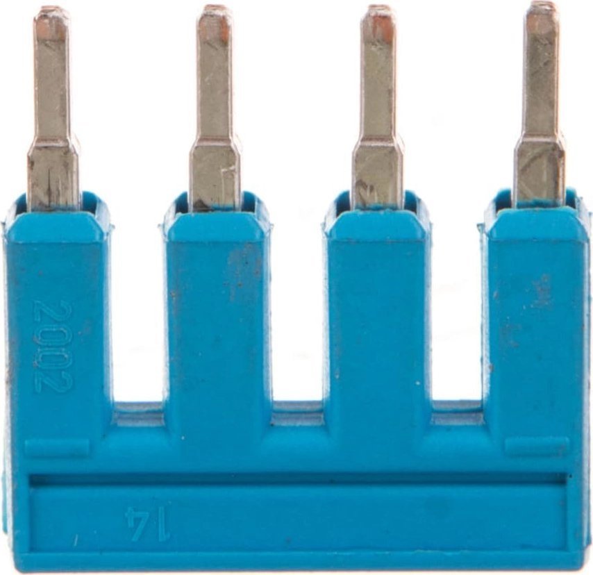 Wago Blue 4-track bridge 25A 2002-404/000-006