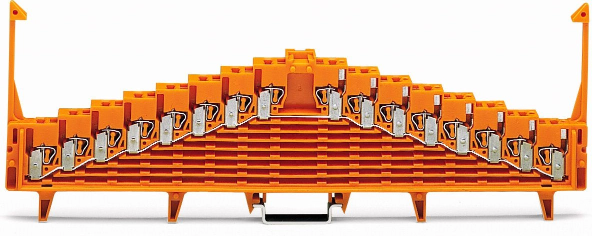 Wago Stackable installation connector with hinged