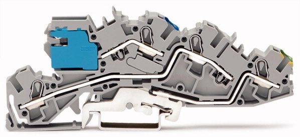 Wago TOPJOBS stacked connector 6mm2 NT/L/PE