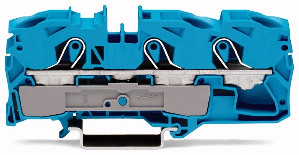 Wago 3-wire feed-through connector 36.9x91
