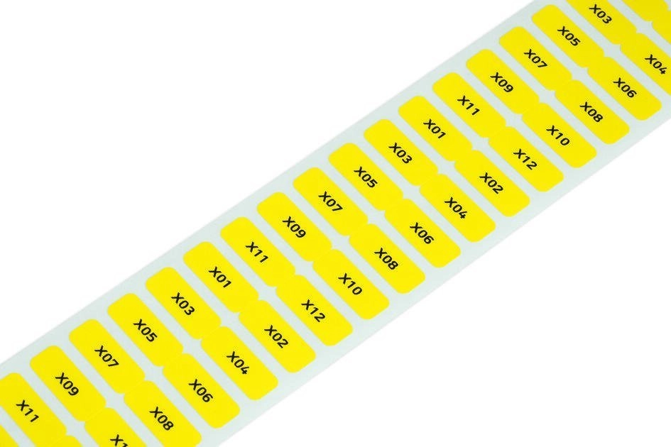 Wago 210-806/000-002 printer label Yellow Self-adhesive