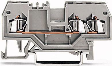 Wago 3-wire feed-through terminal block 1