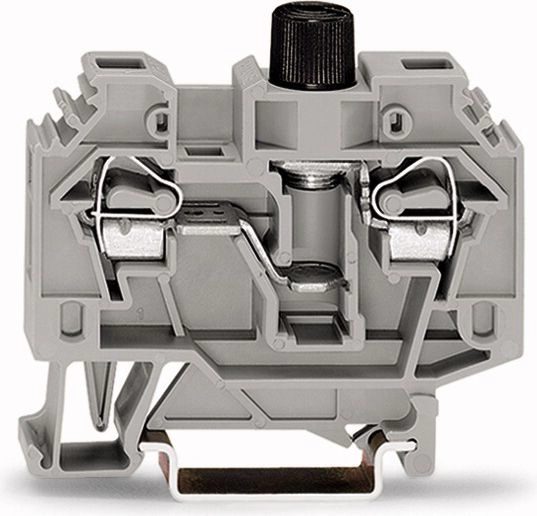 Wago Fuse terminal 6mm2 gray 10A