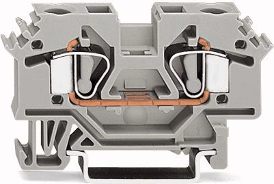 Wago 2-wire terminal block 6mm2 gray