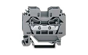 Wago 2-wire feed-through connector 10mm2 gray