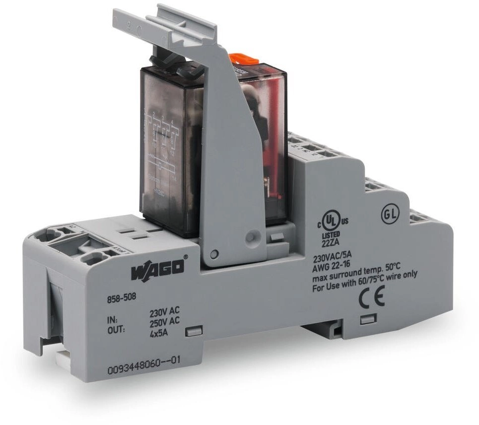 Wago Industrial relay 230V AC 5A