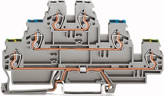 Wago 3-deck terminal block 2.5mm2
