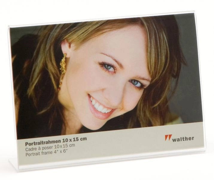 Walther Design Acryl Portrait 10x15 Transparent