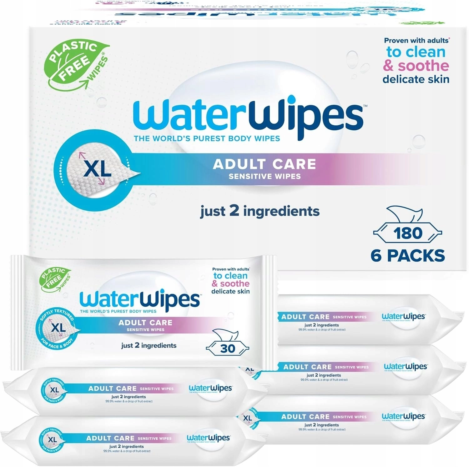 WaterWipes WATERWIPES_3in1 Sensitive+ Body amp Intimate