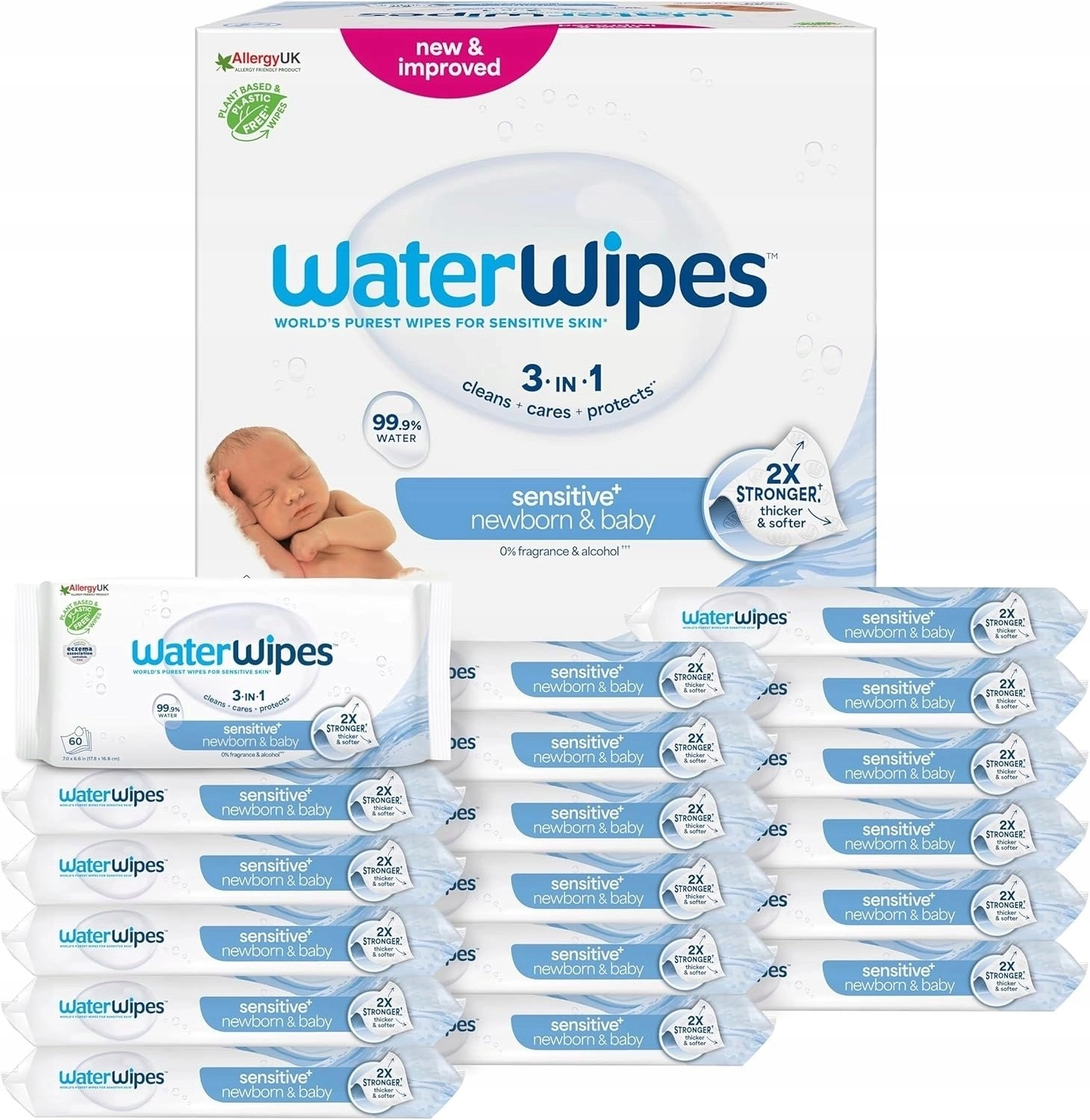 Bobini WATERWIPES_3in1 Sensitive+ Newborn amp  Baby
