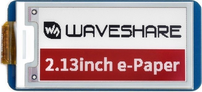 Waveshare E-Paper E-Ink Display 2.13````````