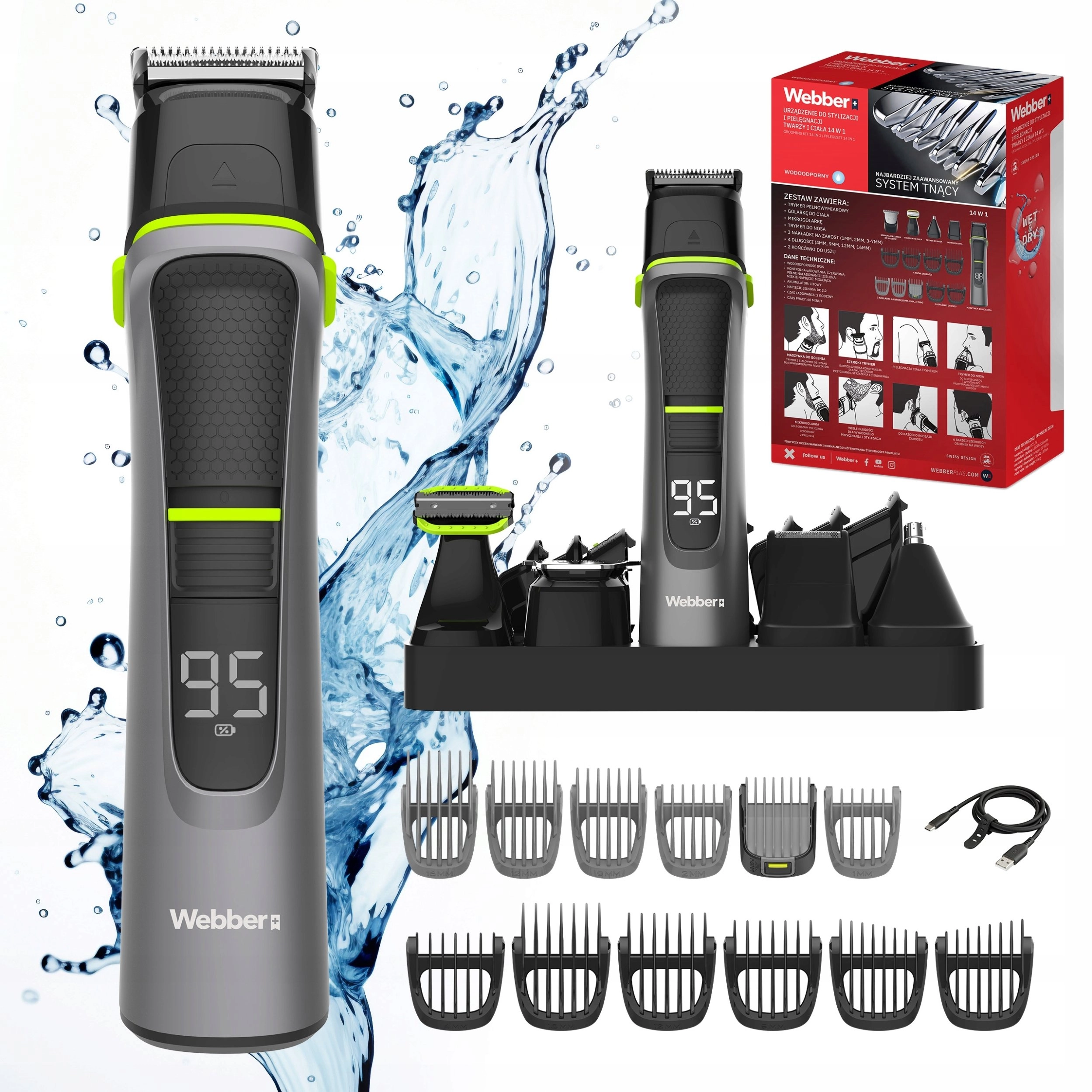 Webber Trimmer Men`s Trimmer 14in1 Webber
