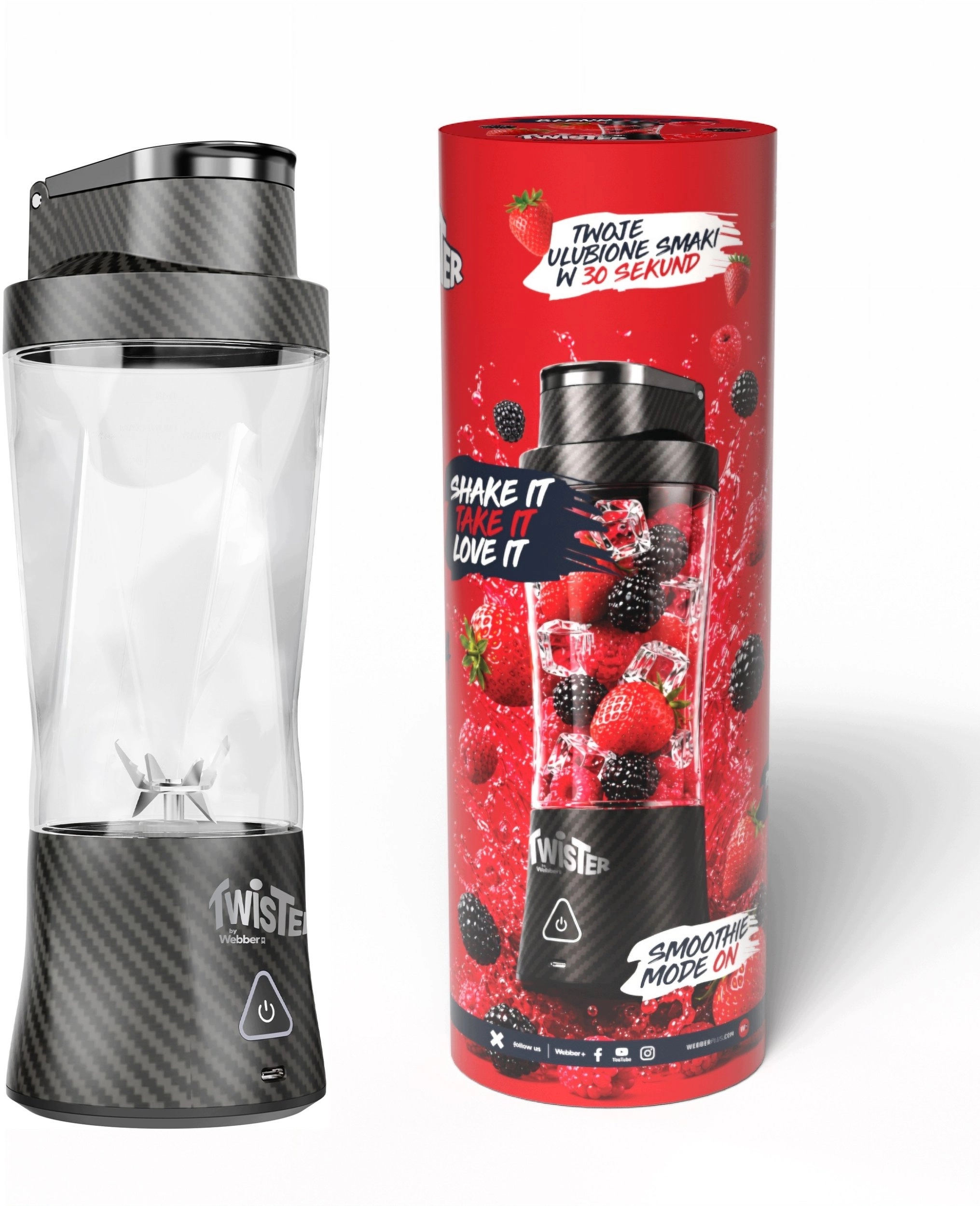 Blender Webber BLENDER PERSONALNY BEZPRZEWODOWY PRZENOŚNY