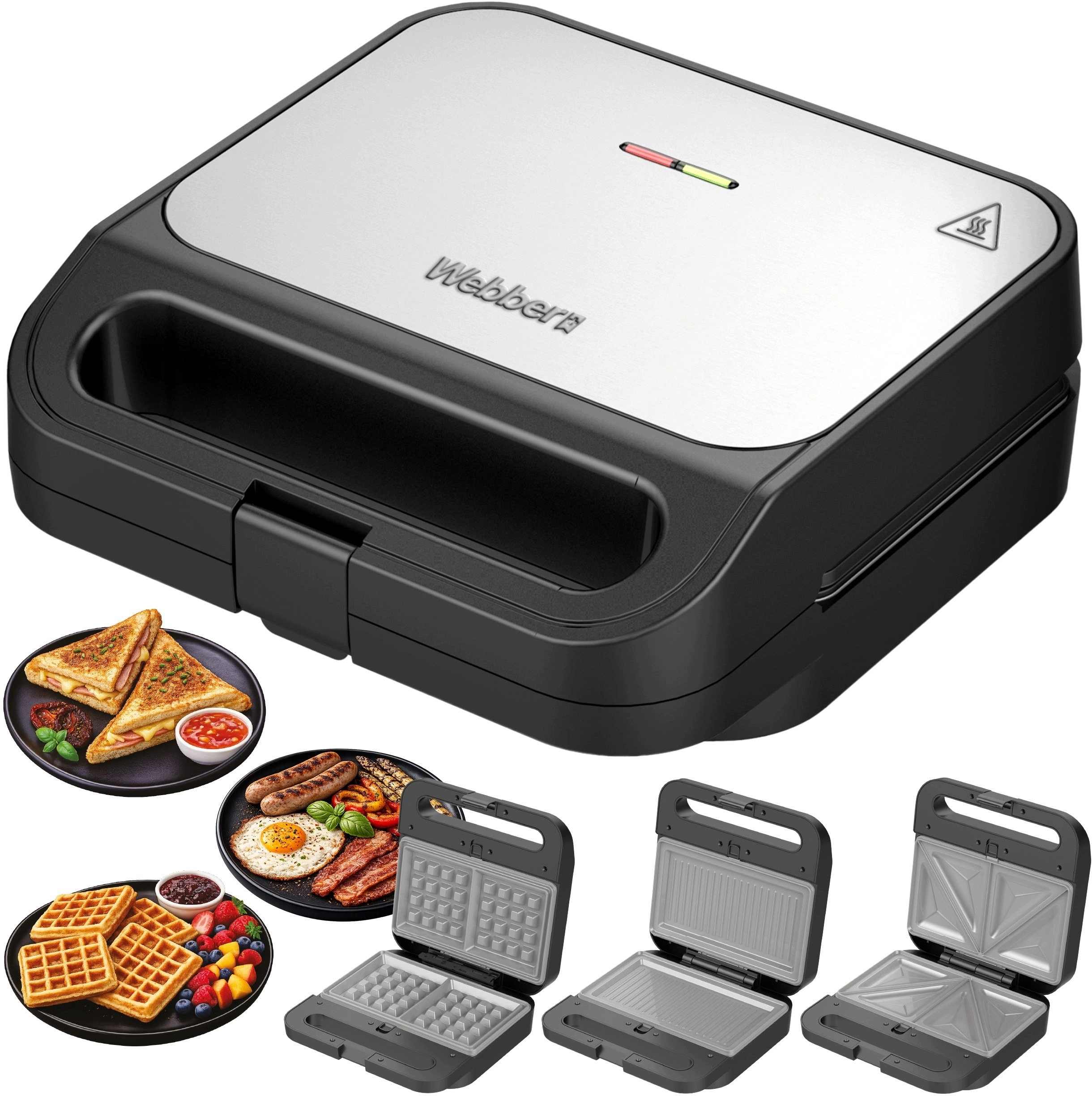 Webber Toaster Toaster Grill Waffle Maker