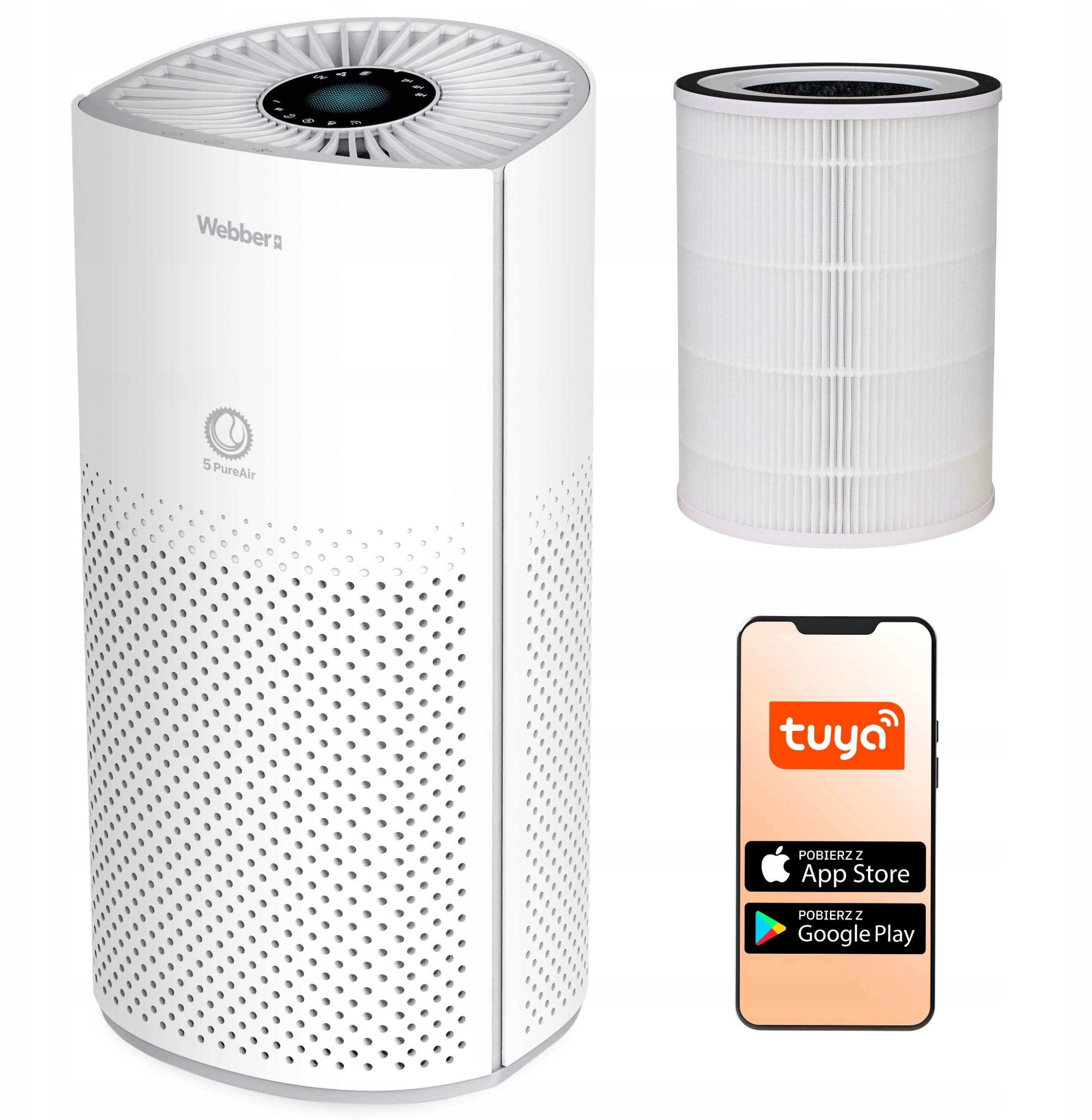 Webber AP8550 HEPA H13 WiFi UV-C