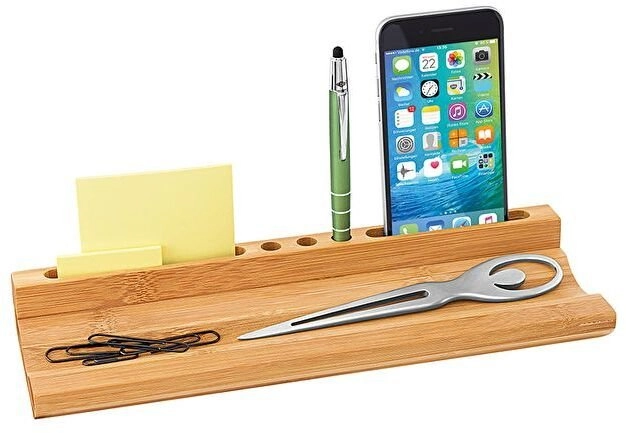 WEDO Bamboo Butler pen holder with