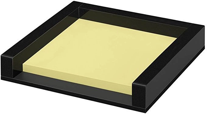 WEDO acrylic note box Black Office