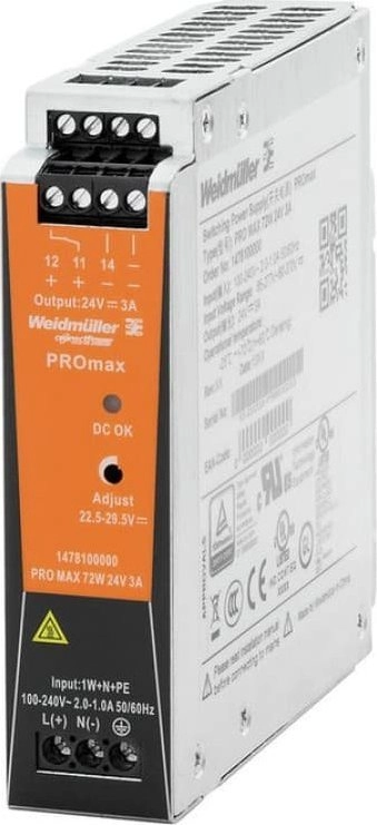 Weidmüller DC Power Supply PRO MAX