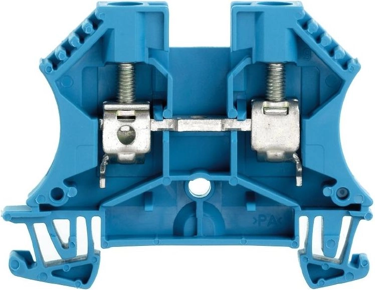 Weidmuller 2-wire terminal block 6mm2 blue