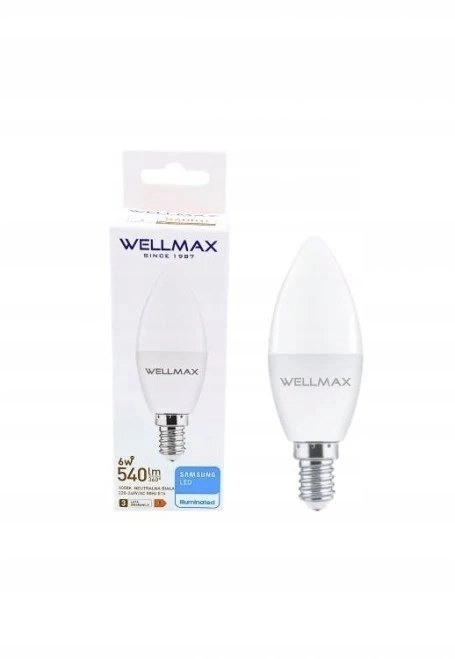 LED bulb 6W E14 Candle 540lm
