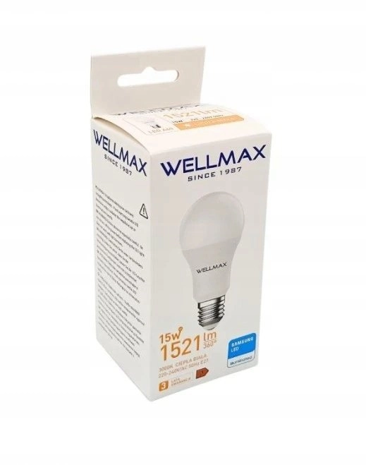 Wellmax LED Bulb 15W E27 1521lm
