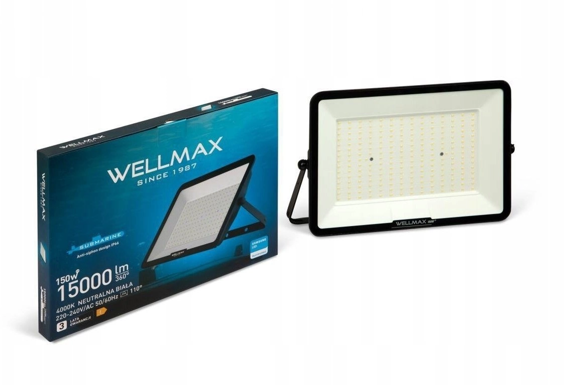 LED floodlight 150W 100lm/W 15000lm IP66
